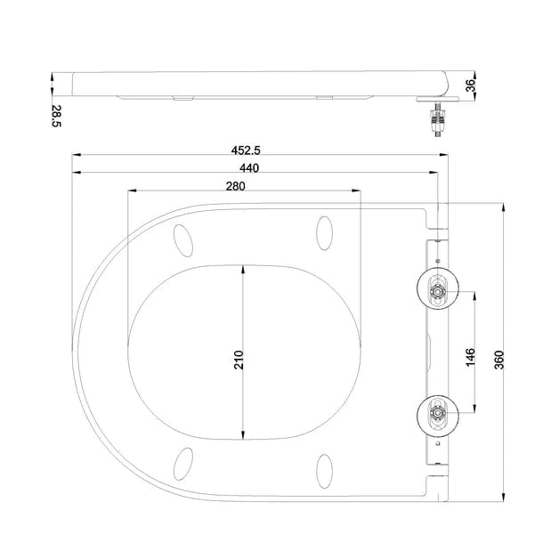Britton Toilet Seat Britton Curve2 Soft Close Toilet Seat in White