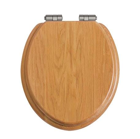 Heritage Soft Close Wooden Toilet Seat