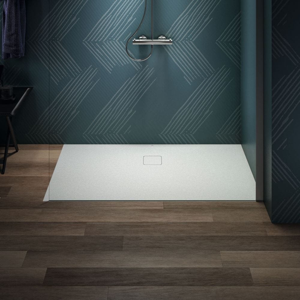 Ideal Standard Rectangle Shower Tray Ideal Standard Ultra Flat EVO 35mm Shower Tray in Silk White with Waste