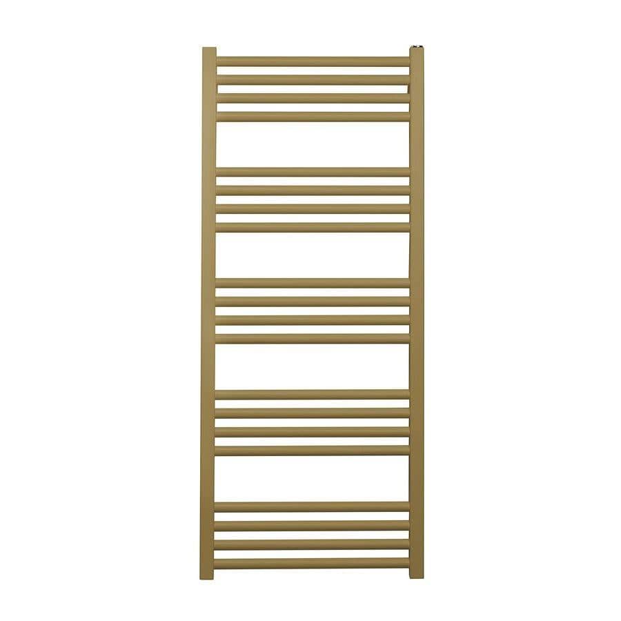 Crosswater Ladder Rail 1140 x 480mm / Central Heating Crosswater MPRO Designer Vertical Towel Radiator in Brushed Brass