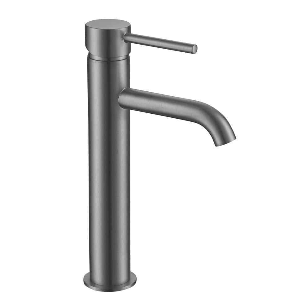 Aqaurius Tall Basin Tap Gunmetal Grey Aquarius RF-Series Tall Mono Basin Mixer Tap