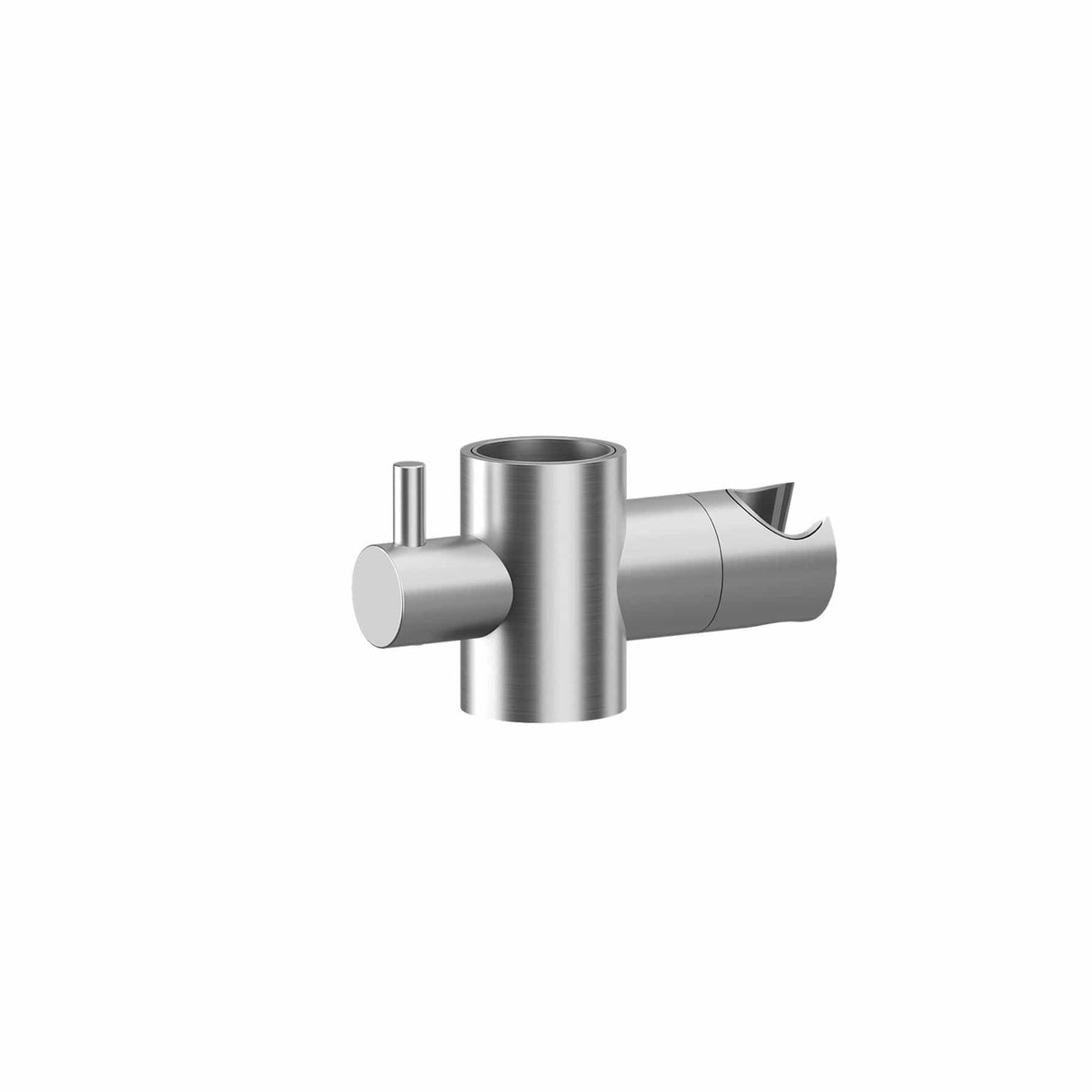 Crosswater Grab Rail/Bar Brushed Nickel Crosswater Handset Holder Attachment for Angled Grab Bar