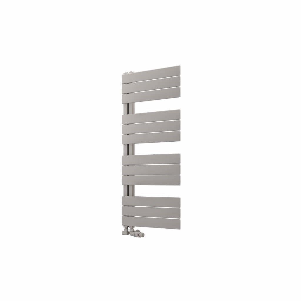 Eastbrook Designer Towel Radiator 1150 x 500 / Electric Only Eastbrook Helmsley Straight Vertical Designer Towel Rail in Matt Grey