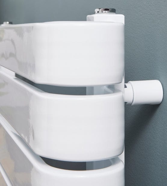 KRAD Panel Radiator K-RAD Denver Straight Horizontal Designer Radiator in Gloss White