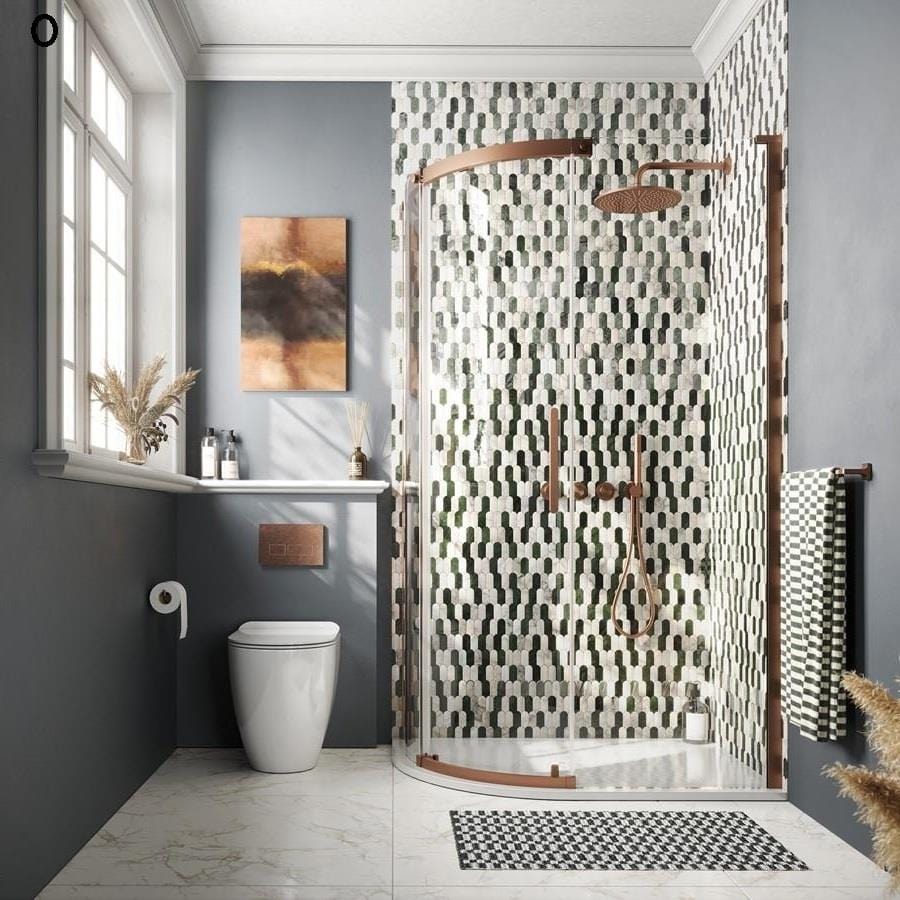 Crosswater Optix Single Door Quadrant Shower Enclosure