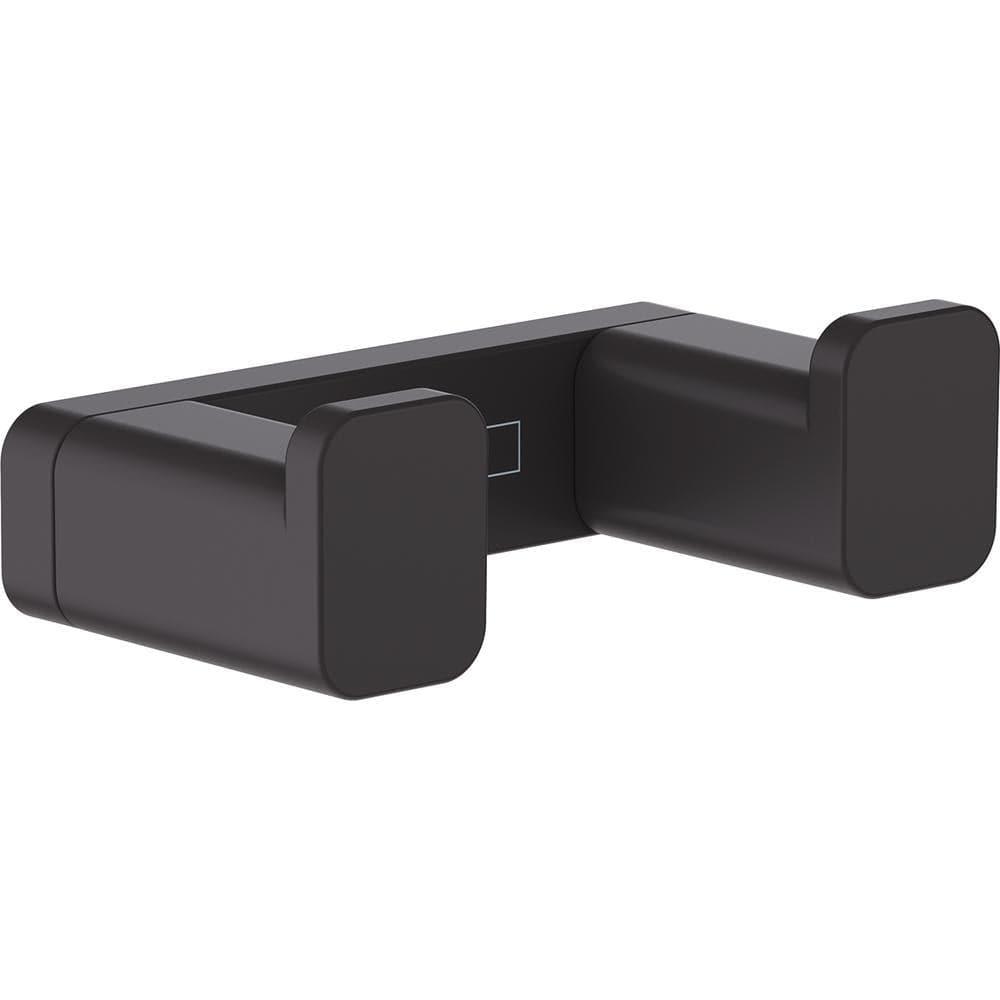 Hansgrohe Robe Hook Matt Black Hansgrohe Addstoris Double Towel Hook