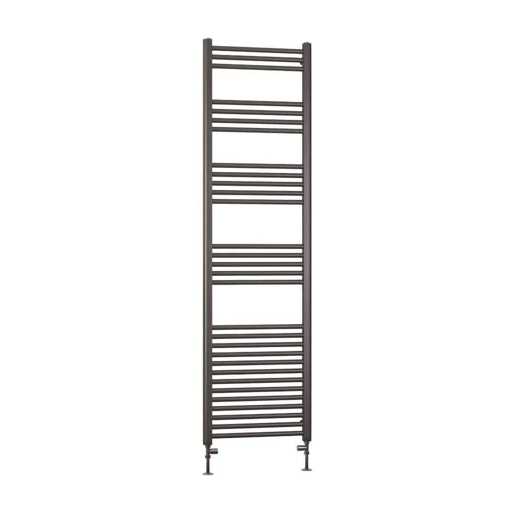 Eastbrook Wendover Straight Heated Towel Rail in Brushed Gunmetal