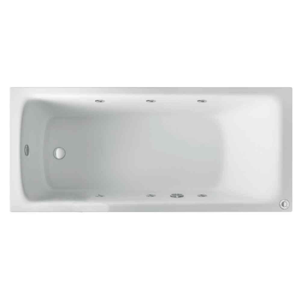 Eastbrook Jacuzzi Whirlpools and Spa Baths Eastbrook Portland Double Ended Whirlpool Bath - 1700mm x 750mm - White