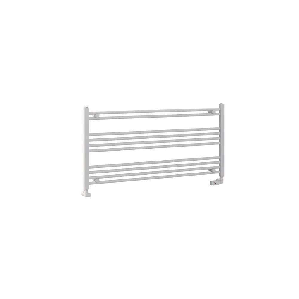 Eastbrook Ladder Rail Eastbrook Wendover Straight Horizontal Under Window Heated Towel Rail in White