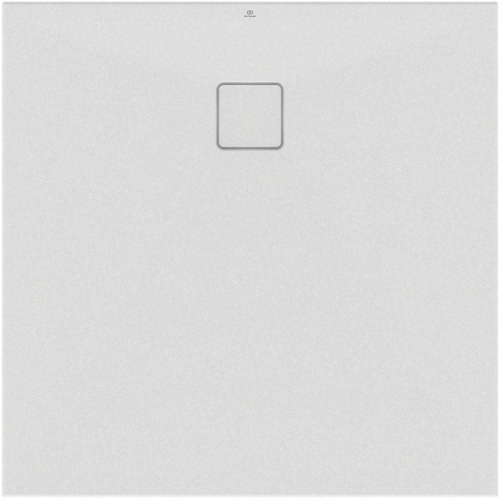 Ideal Standard Rectangle Shower Tray Ideal Standard Ultra Flat EVO 35mm Shower Tray in Silk White with Waste