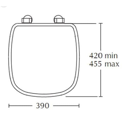 Imperial Toilet Seat Imperial Radcliffe Solid Wood Painted Toilet Seat with Soft Close Hinges
