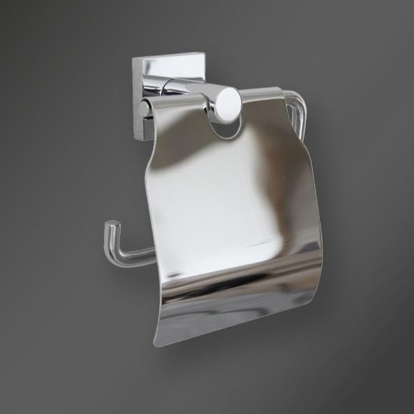 Miller Toilet Roll Holder Miller Atlanta Toilet Roll Holder with Cover in Chrome