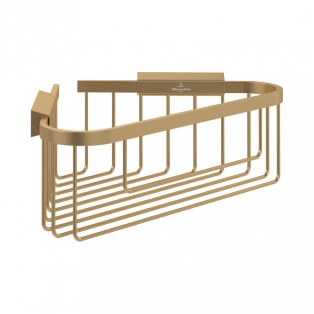 Villeroy & Boch Basket Brushed Gold Villeroy & Boch Elements - Tender Corner Wire Shower Basket