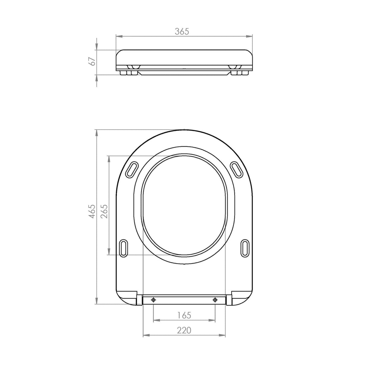 Saneux Toilet Seat Saneux Austen Slim-line Soft Close Seat in White