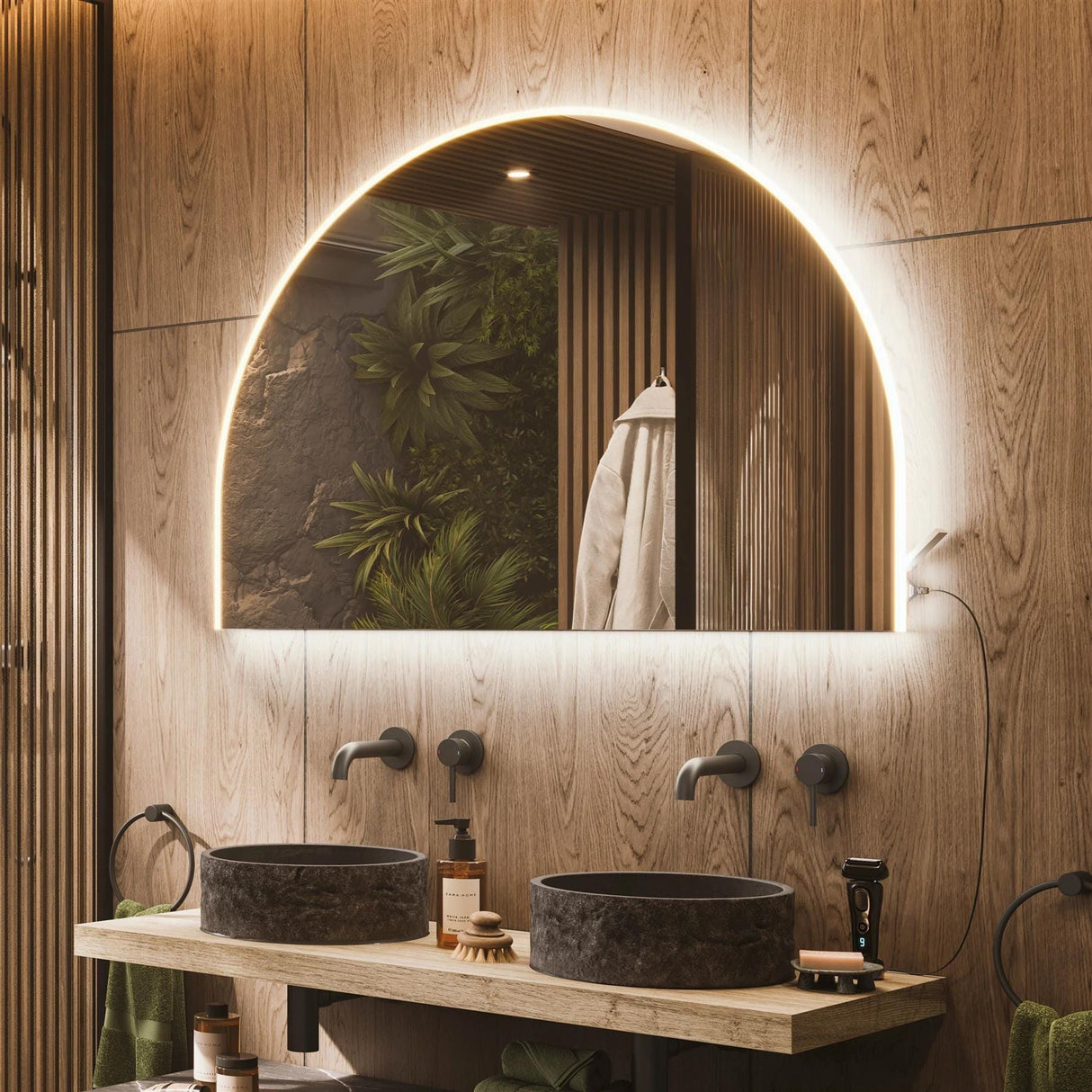 hib. Illuminated Mirror hib. Alba Arch LED Illuminated Mirror