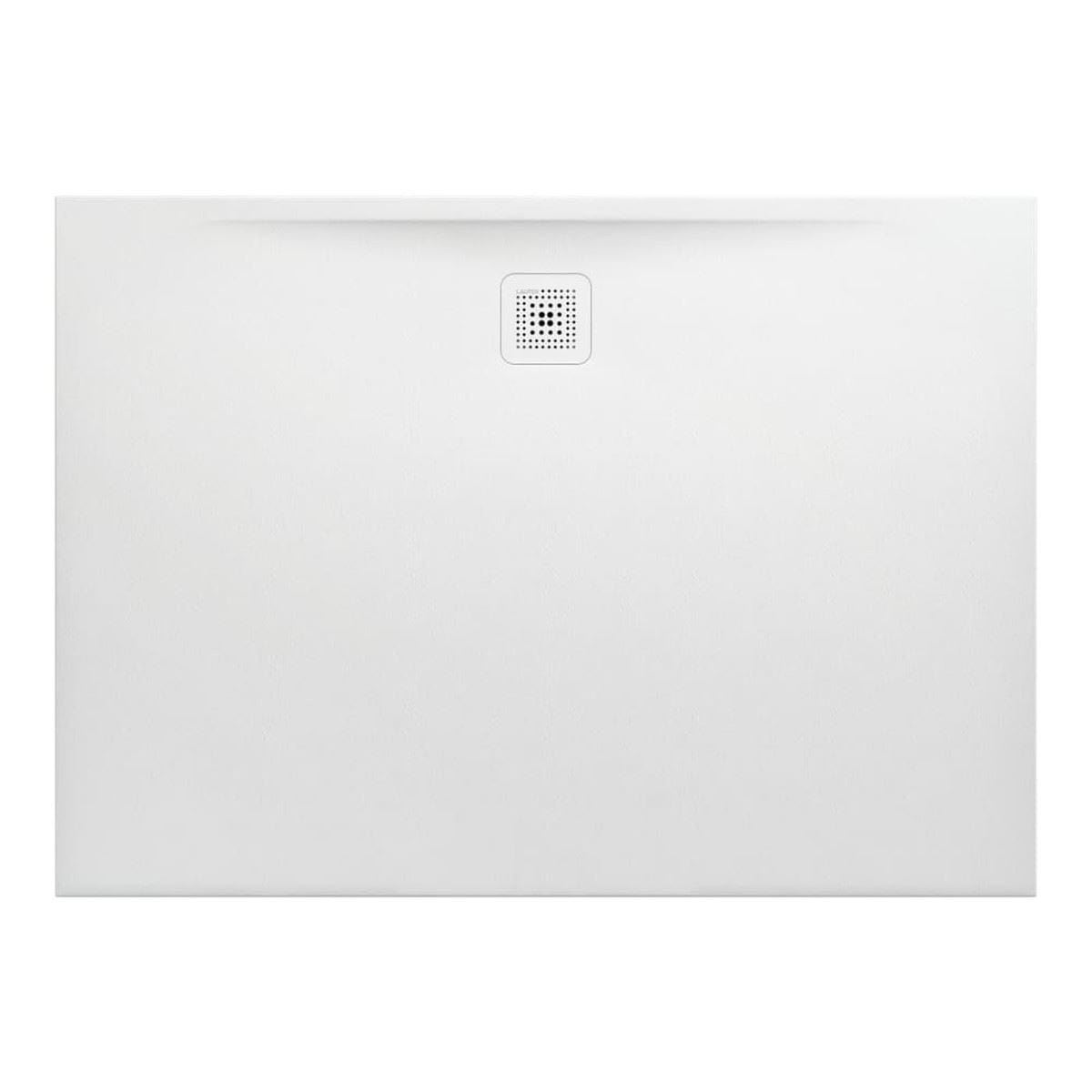 Laufen 1400 x 1000mm / Drain on Long Side Laufen Marbond PRO Rectangular Tray with Waste in White