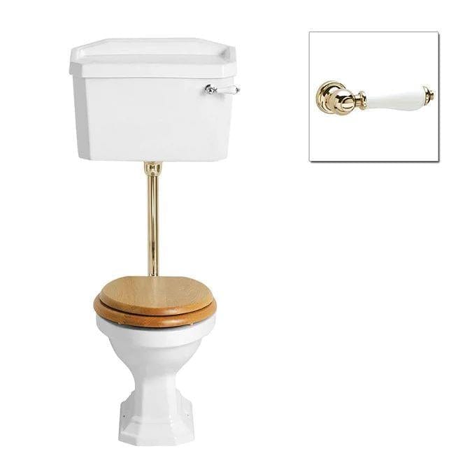 Heritage Low Level Toilet Vintage Gold Flush Pack Heritage Granley Low Level Toilet with Cistern and Flush Pack