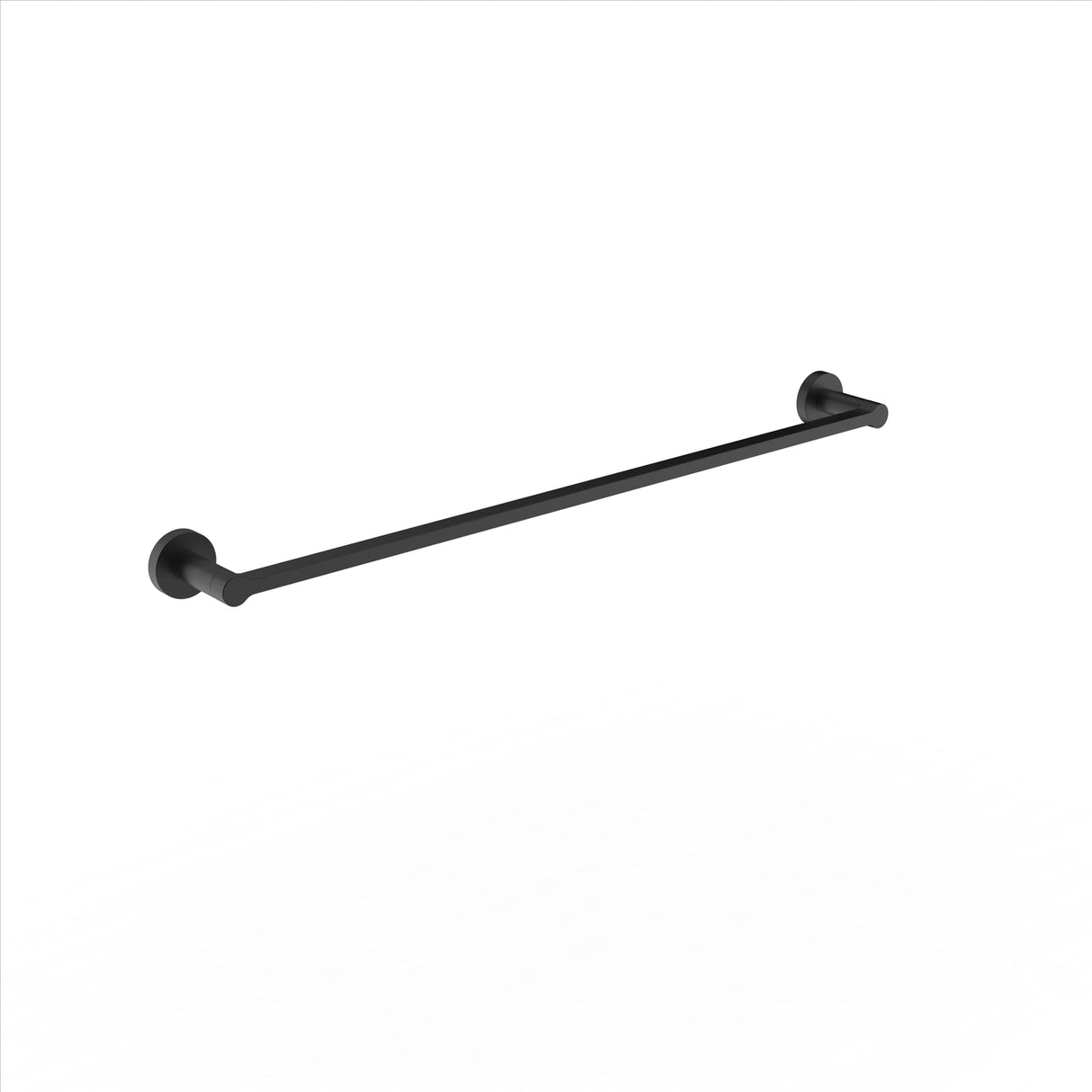 Britton Towel Rails and Rings Matt Black Britton Hoxton 2.0 600mm Towel Rail