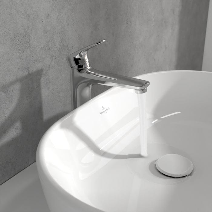 Villeroy & Boch Mono Basin Tap Villeroy & Boch O.Novo Start Single Lever Tall Basin Mixer Tap in Chrome