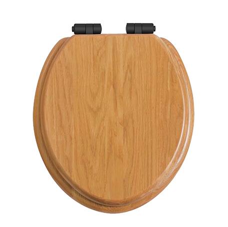 Heritage Soft Close Wooden Toilet Seat