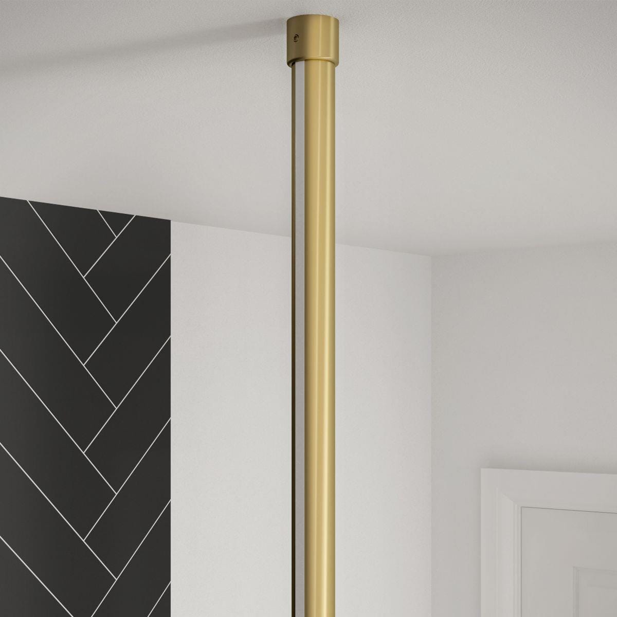 Merlyn Wetroom Accessory Merlyn Vertical Ceiling Post 3000mm for 8mm Wet Room Panels