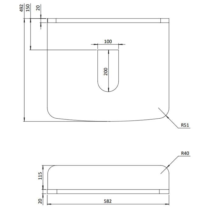 Burlington Floor Standing Vanity Unit Burlington Guild Floor Standing 620mm Vanity Unit with Worktop
