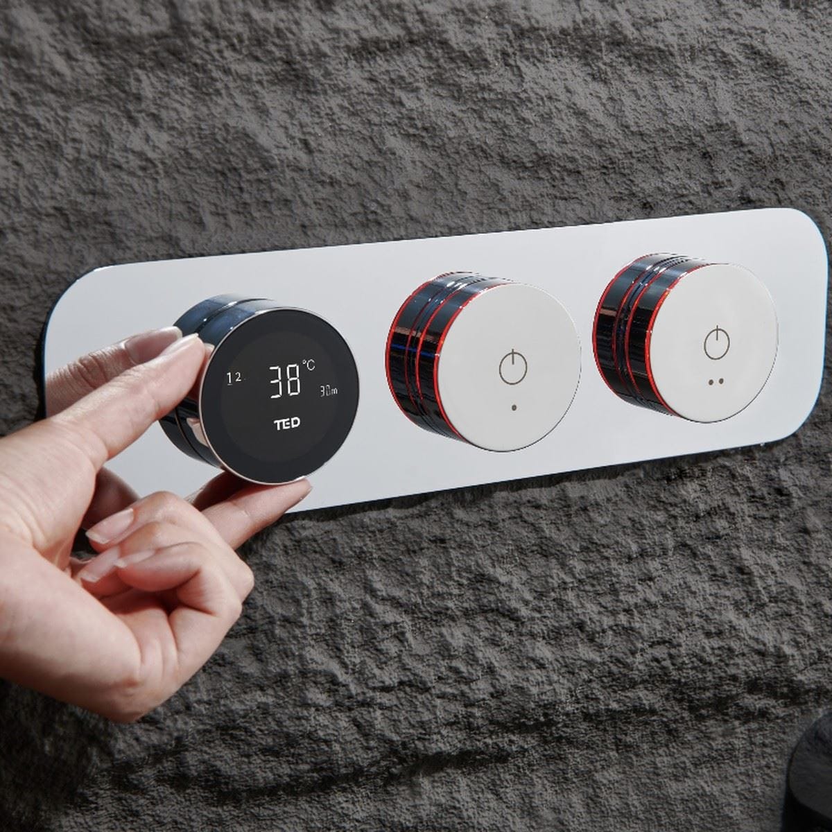 TED Concealed Shower Valve TED Venn 2 Outlet Concealed Digital Shower Valve