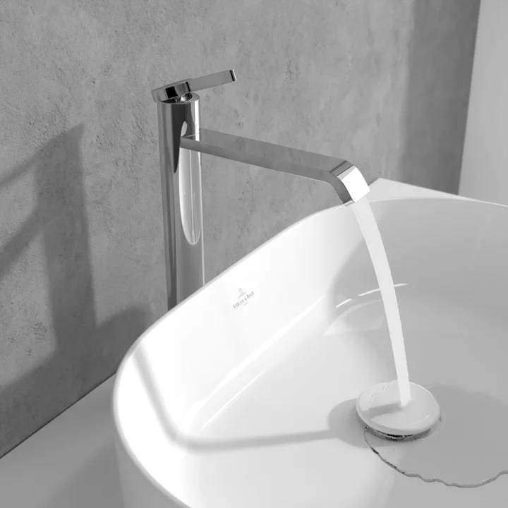 Villeroy & Boch Tall Basin Tap Villeroy & Boch Dawn Tall Single Lever Basin Mixer Tap