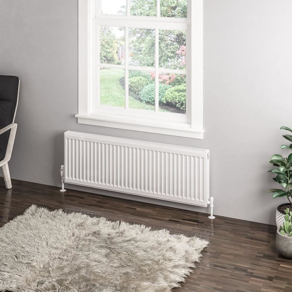 Aquarius Type 11 Compact Panel Radiator In Gloss White