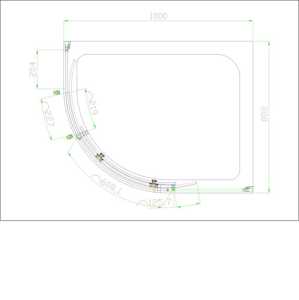 Eastbrook Quadrant Shower Enclosure Eastbrook Vanguard 10mm Quadrant Shower Enclosure