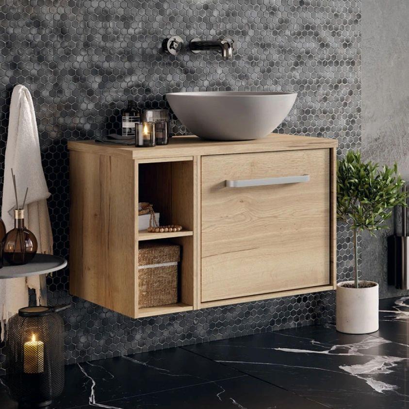 Crosswater Infinity Wall Mounted Vanity Unit with Worktop