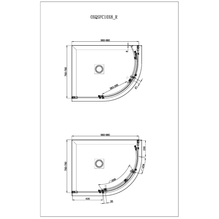 Crosswater Quadrant Shower Enclosure Crosswater Optix Single Door Quadrant Shower Enclosure