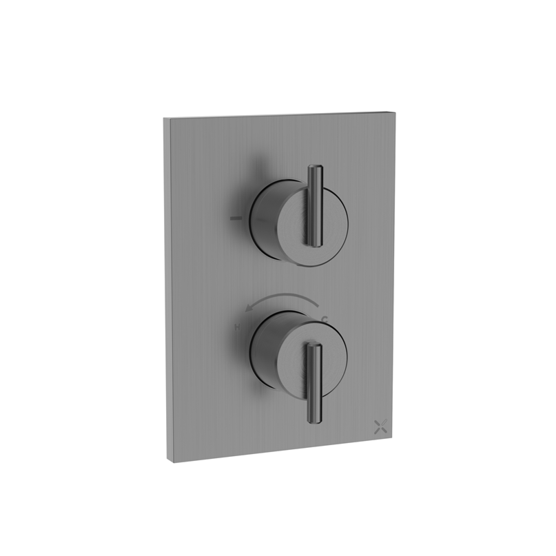 Crosswater 3ONE6 Lever Crossbox 1 Outlet Trimset