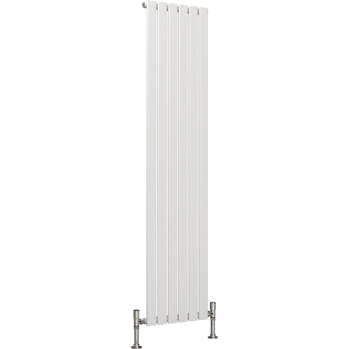 Aquarius Bathrooms Panel Radiator 1800 x420mm / White Aquarius Flat Single Vertical Radiator