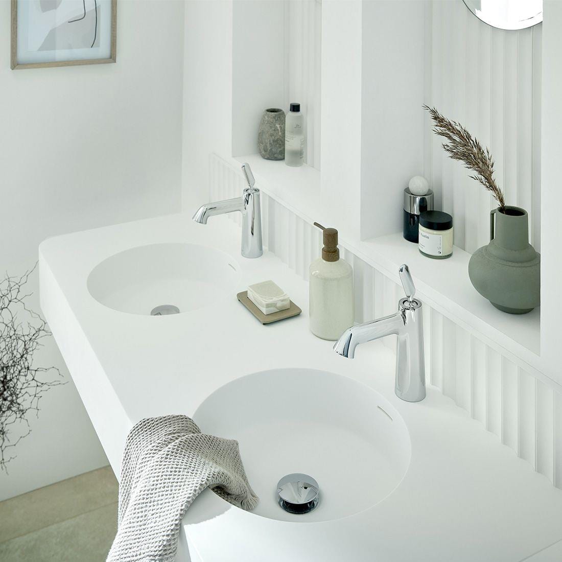 VADO Mono Basin Tap Vado Arrondi Mono Basin Mixer Tap - Chrome - ARR-100/SB-CP