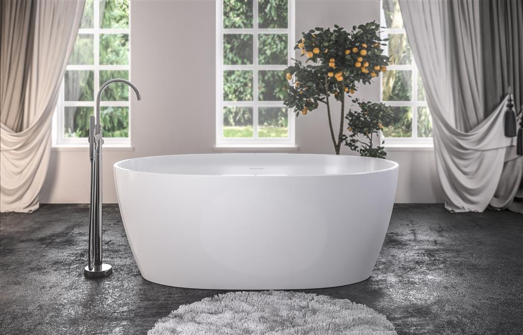 Eastbrook Modern Freestanding Bath Eastbrook Wandsworth Freestanding Bath - 1495 x 725mm