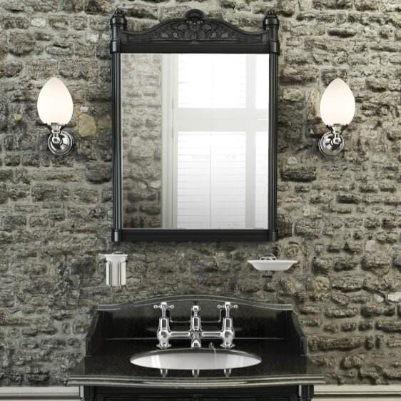 Burlington Bathroom Lighting Burlington Edwardian Single Elliptical Light in Chrome