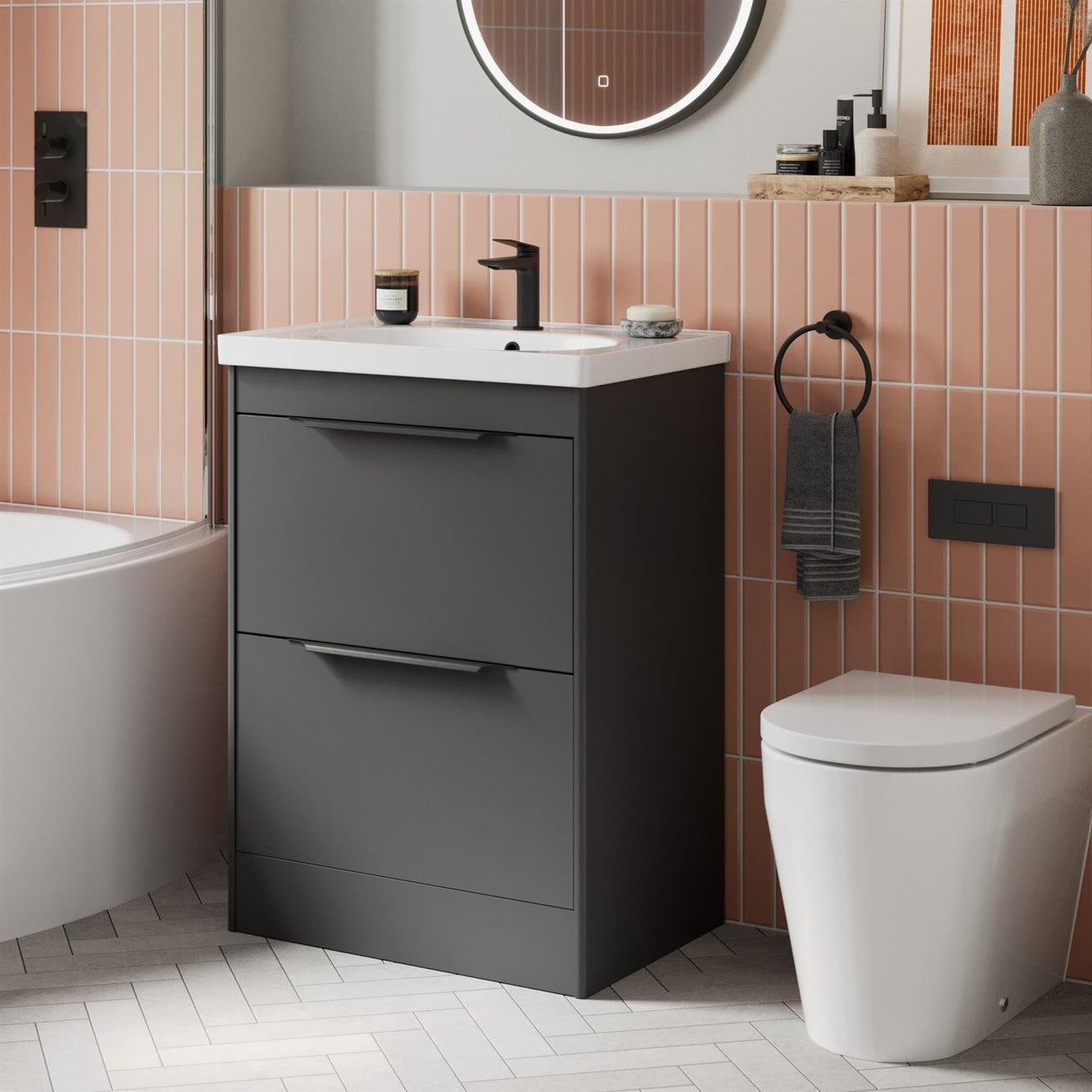 Britton Back To Wall Toilet Britton Stadium Back To Wall Toilet with Soft Close Seat in Gloss White