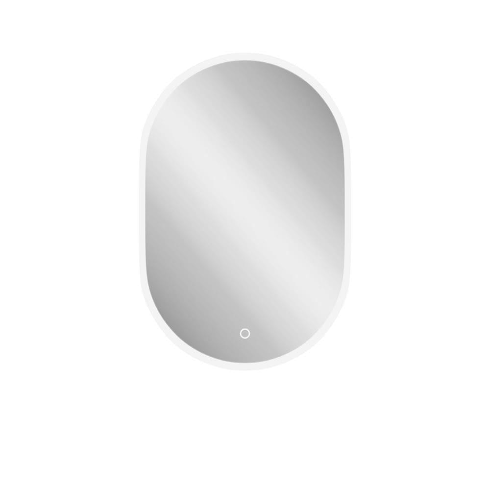 Britton Illuminated Mirror 400 x 600mm Britton Shoreditch Oblong LED Illuminated Mirror with Demister