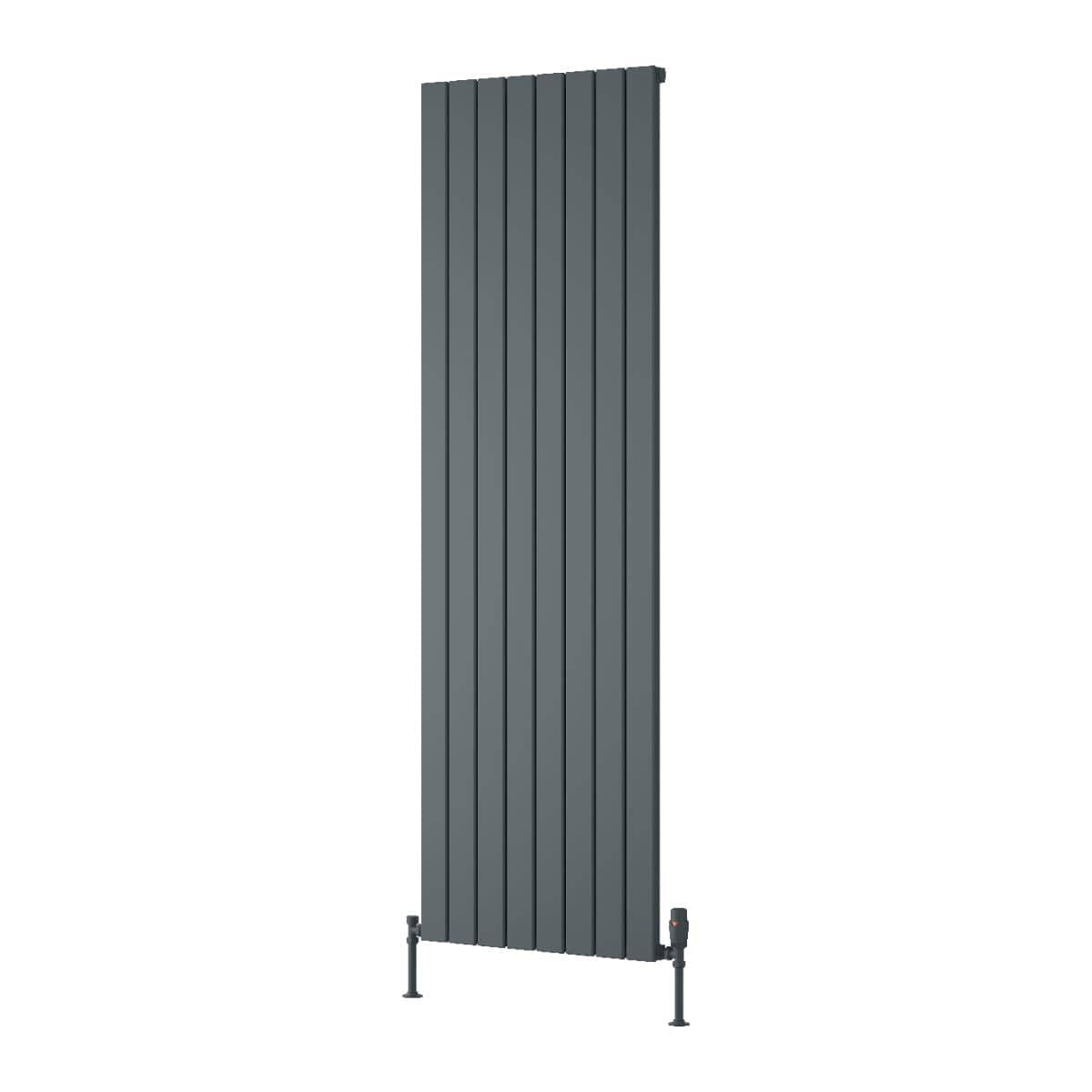 Reina Panel Radiator 1800 x 595mm / Anthracite Reina Piatto Single Vertical Panel Central Heating Radiator