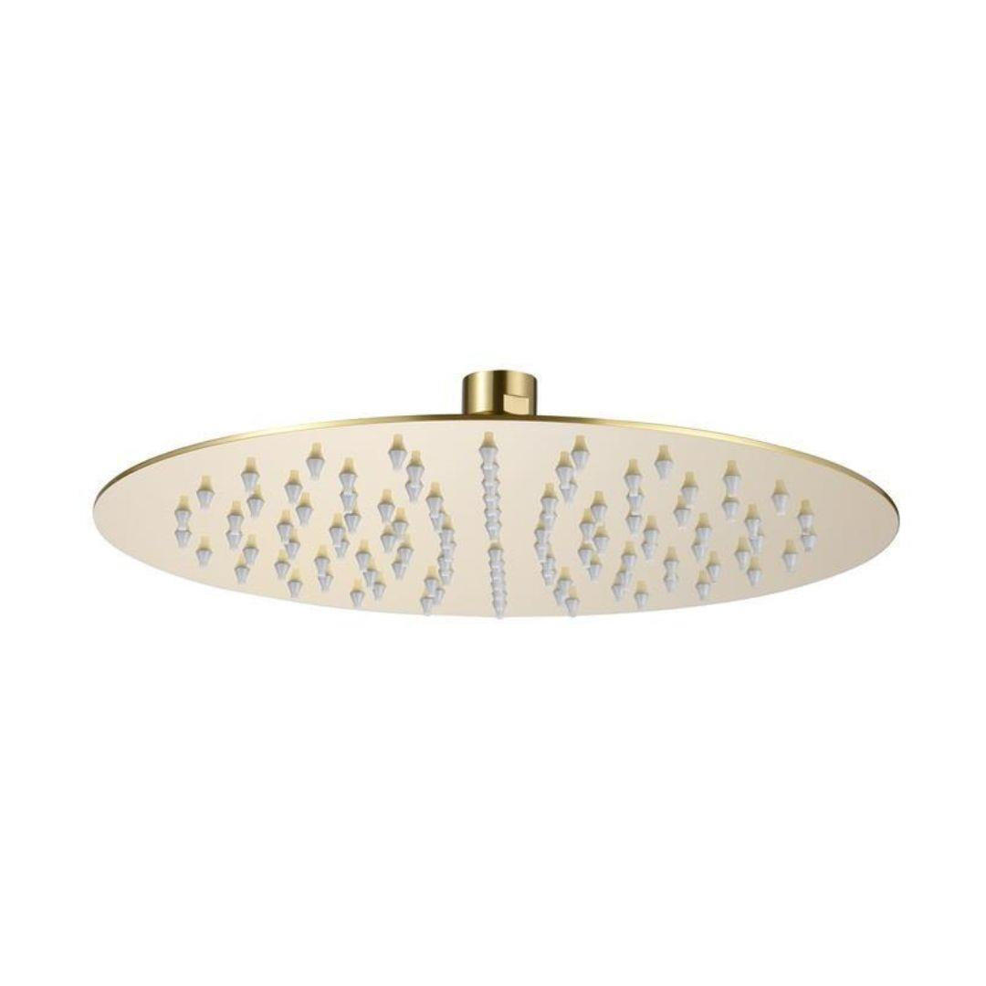 Aquarius RainLux Round 2 Outlet Shower Set with Shower Head and Single Function Handset