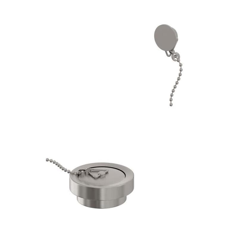 Heritage Basin Waste Brushed Nickel / Metal Plug Heritage Basin Waste with Stowaway Plug and Chain