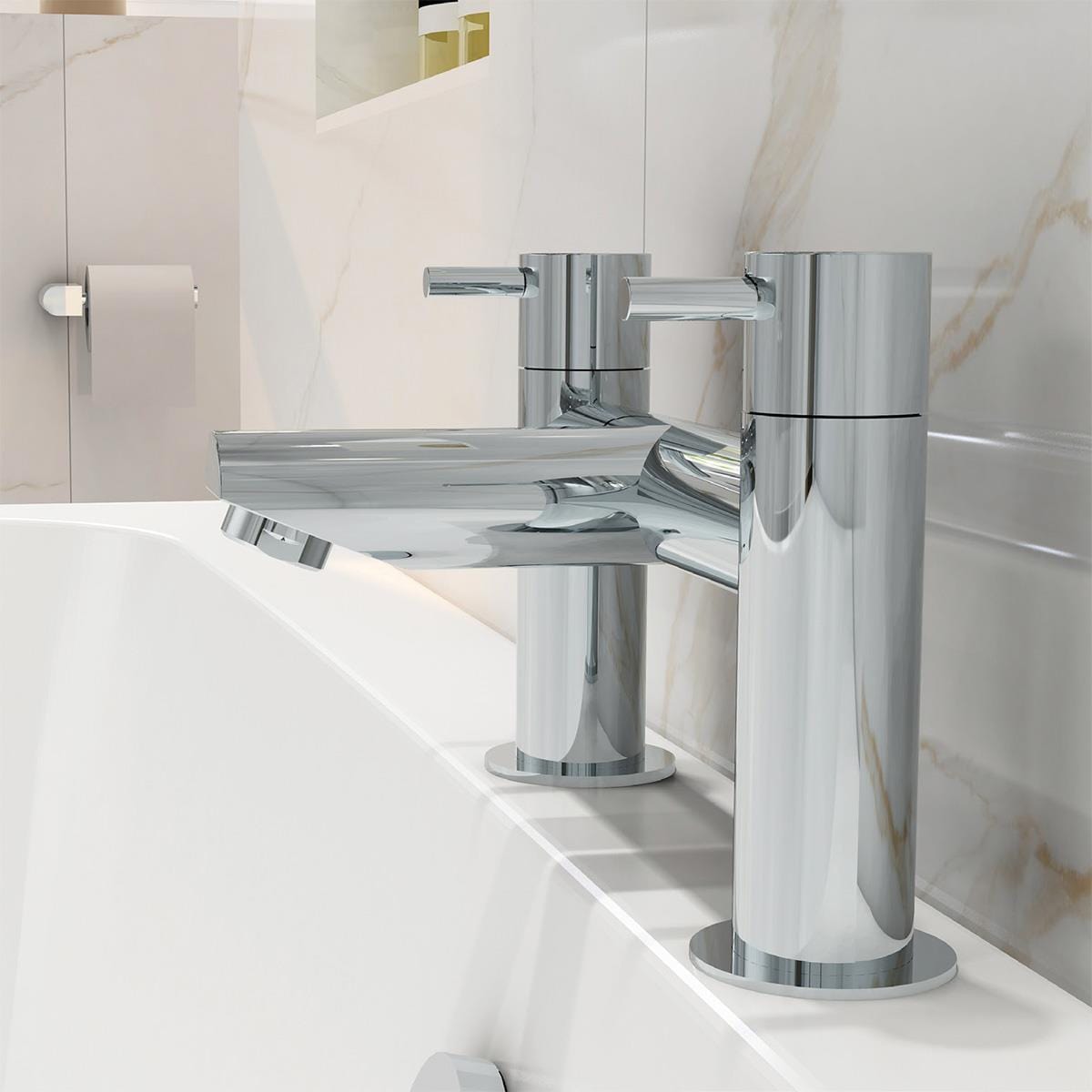 Imex Bath Mixer Imex Ivo Bath Filler Tap in Chrome
