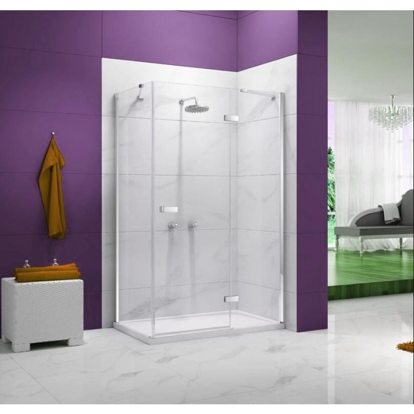 Merlyn Hinged Shower Door Merlyn Ionic Essence Frameless Hinged Shower Door and Inline Panel