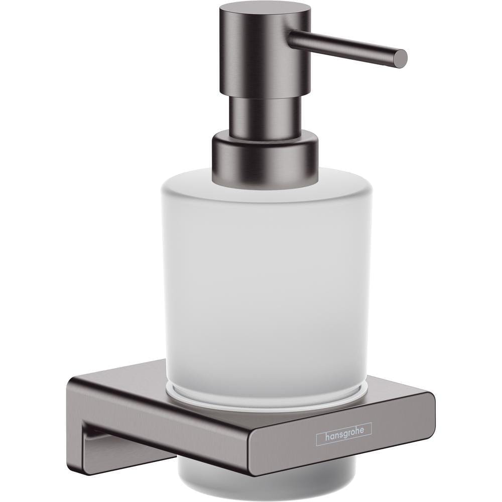 Hansgrohe Soap Dispenser Brushed Black Chrome Hansgrohe Addstoris Wall Mounted Liquid Soap Dispsenser