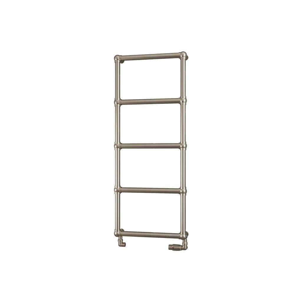 Eastbrook Traditional Towel Rail 1195 x 500 / Central Heating Eastbrook Stour Vertical Traditional Heated Towel Rail in Brushed Brass