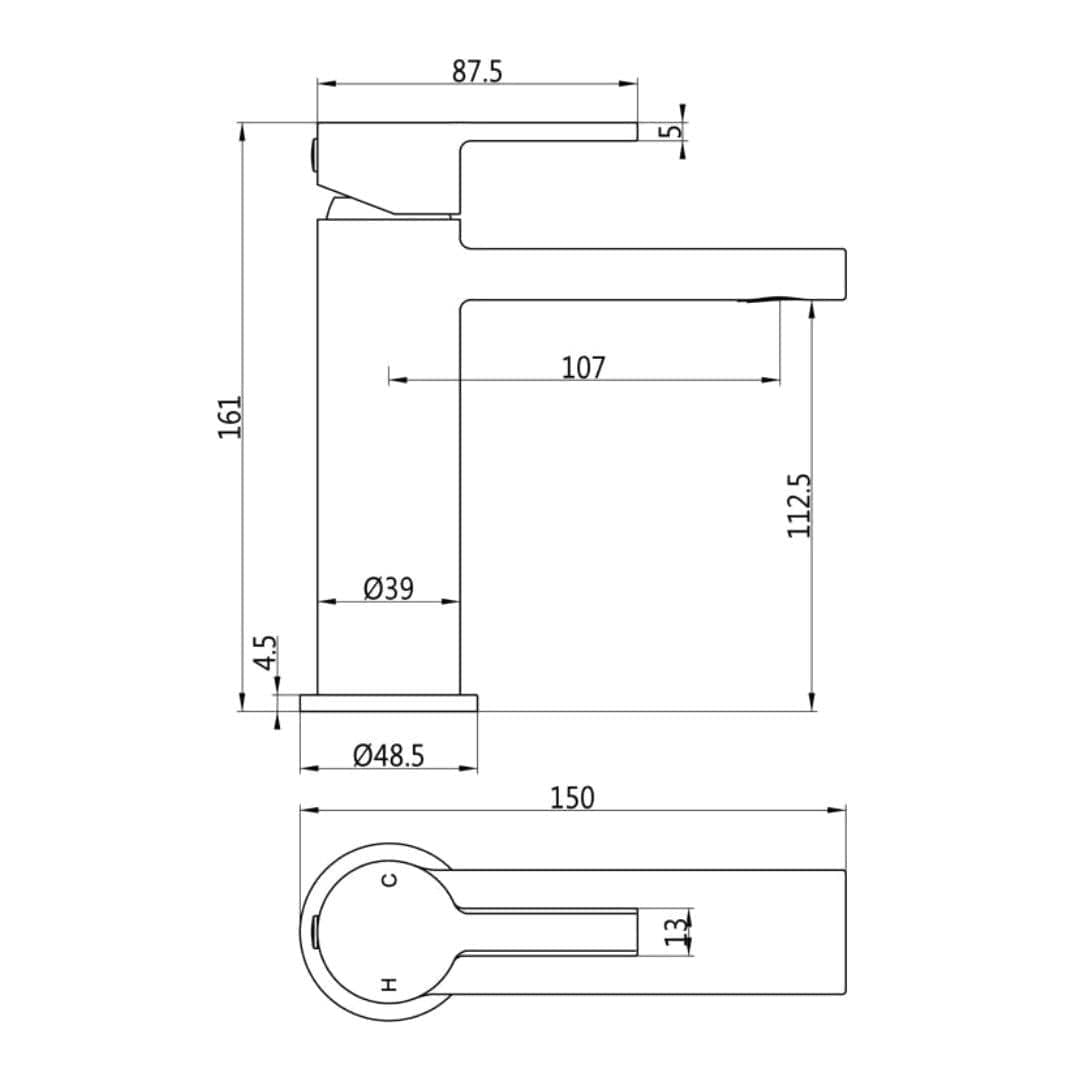 Aquarius Mono Basin Tap Aquarius Evolution Mono Basin Mixer Tap