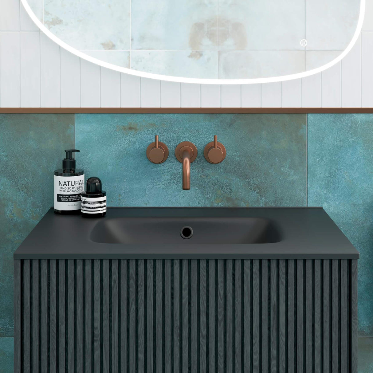 Crosswater Wall Mounted Basin Tap Crosswater MPRO Wall Mounted 3 Hole Basin Mixer Tap