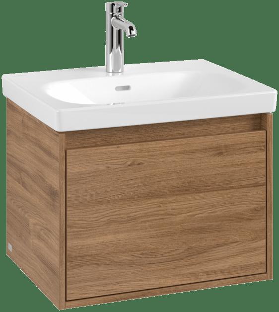 Villeroy & Boch Wall Mounted Vanity Unit Villeroy & Boch Skyla Wall Mounted 600mm One Drawer Vanity Unit with Basin