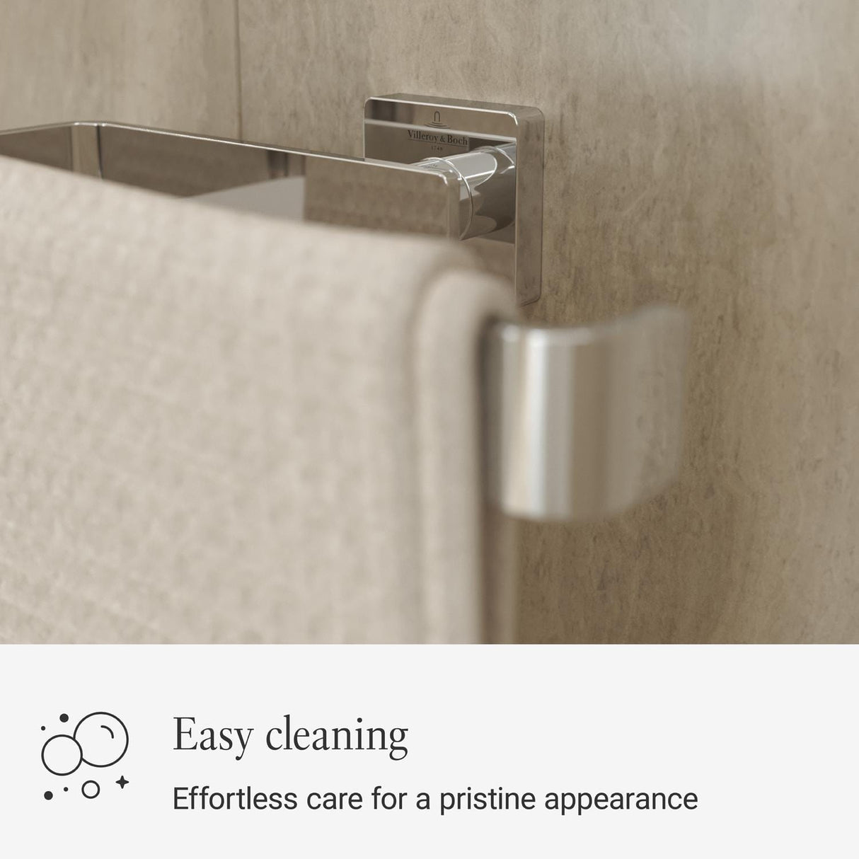 Villeroy & Boch Towel Rails and Rings Villeroy & Boch Elements - Striking Towel Rail
